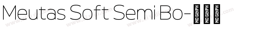 Meutas Soft Semi Bo字体转换